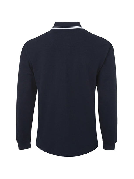 Long Sleeve Contrast Polo