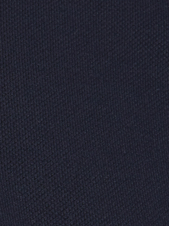 JB's Wear - Navy blue long sleeve polo shirt with a textured fabric.