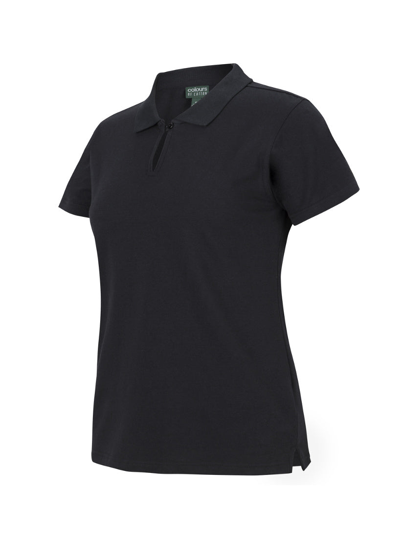 C of C Ladies Cotton S/S Stretch Polo