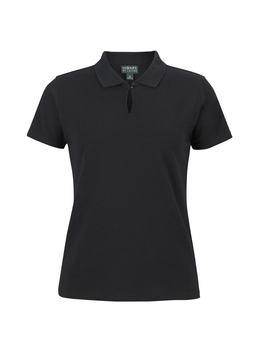 C of C Ladies Cotton S/S Stretch Polo