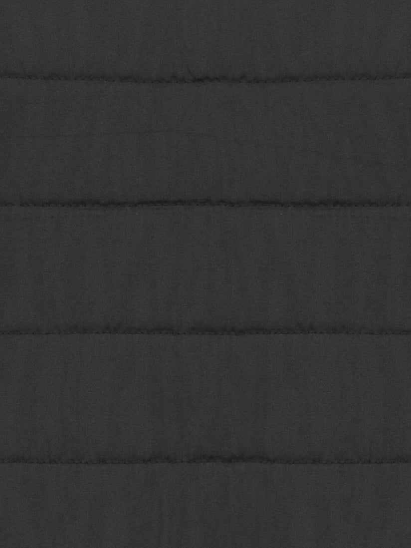 JB's Wear - Puffer bomber jacket with horizontal quilting in dark gray.