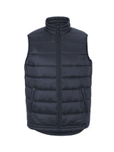 JB's Wear - Urban Puffer Vest in navy with a zippered front and two pockets.