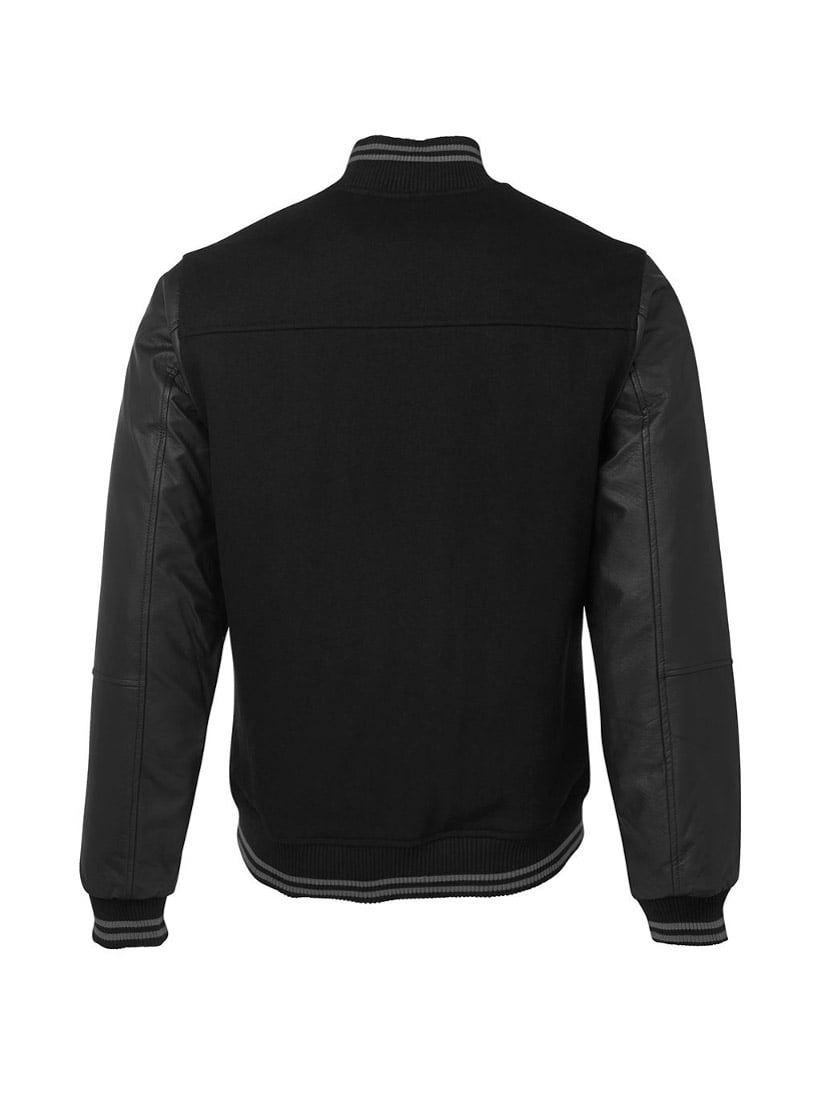 Art Leather Baseball Jacket