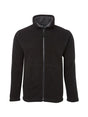 JB's Wear - Black full-zip fleece jacket with a sherpa-lined collar.