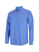 Long Sleeve Indigo Chambray Shirt