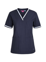 Ladies Contrast Scrubs Top