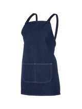 Cross Back Mid Length Denim Apron (Without Straps)