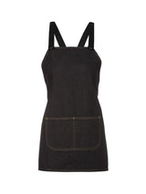 Cross Back Mid Length Denim Apron (Without Straps)