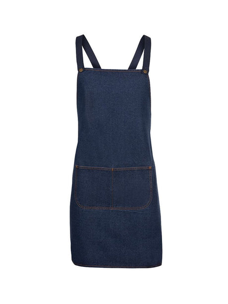 Cross Back Denim Apron (Without Straps)