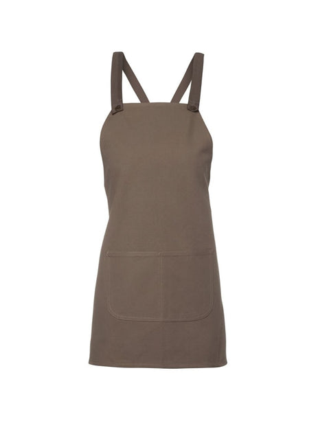 Cross Back Mid Length Canvas Apron (Without Straps)