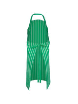 Bib Striped Apron With Pocket