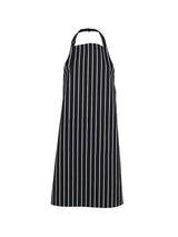 Bib Striped Apron With Pocket