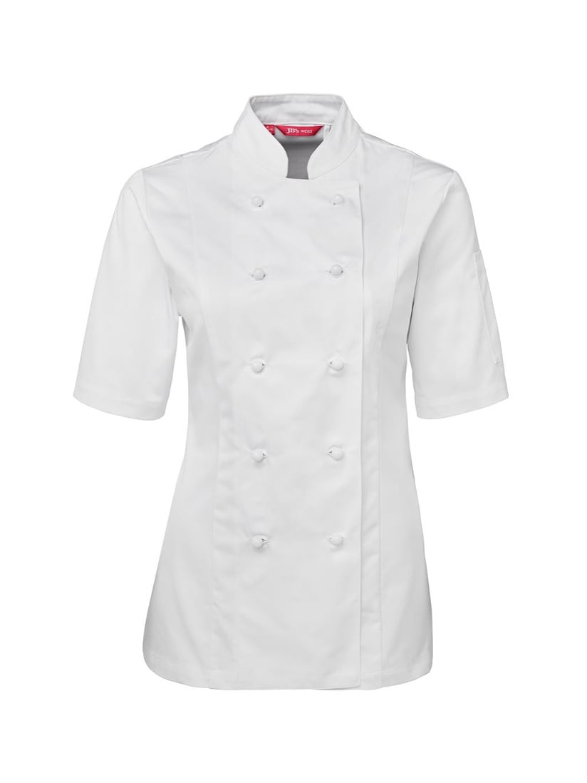 Ladies Short Sleeve Chef's Jacket