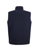 JB's Wear - Navy blue reversible vest with a stand-up collar.
