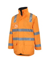 Hi Vis Aust. Rail D+N Zip Off Sleeve Long Line Jacket