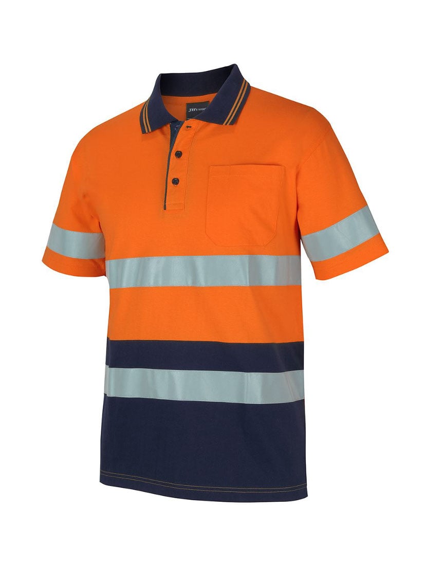 Hi Vis D+N Short Sleeve Cotton Polo