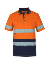 Hi Vis D+N Short Sleeve Cotton Polo