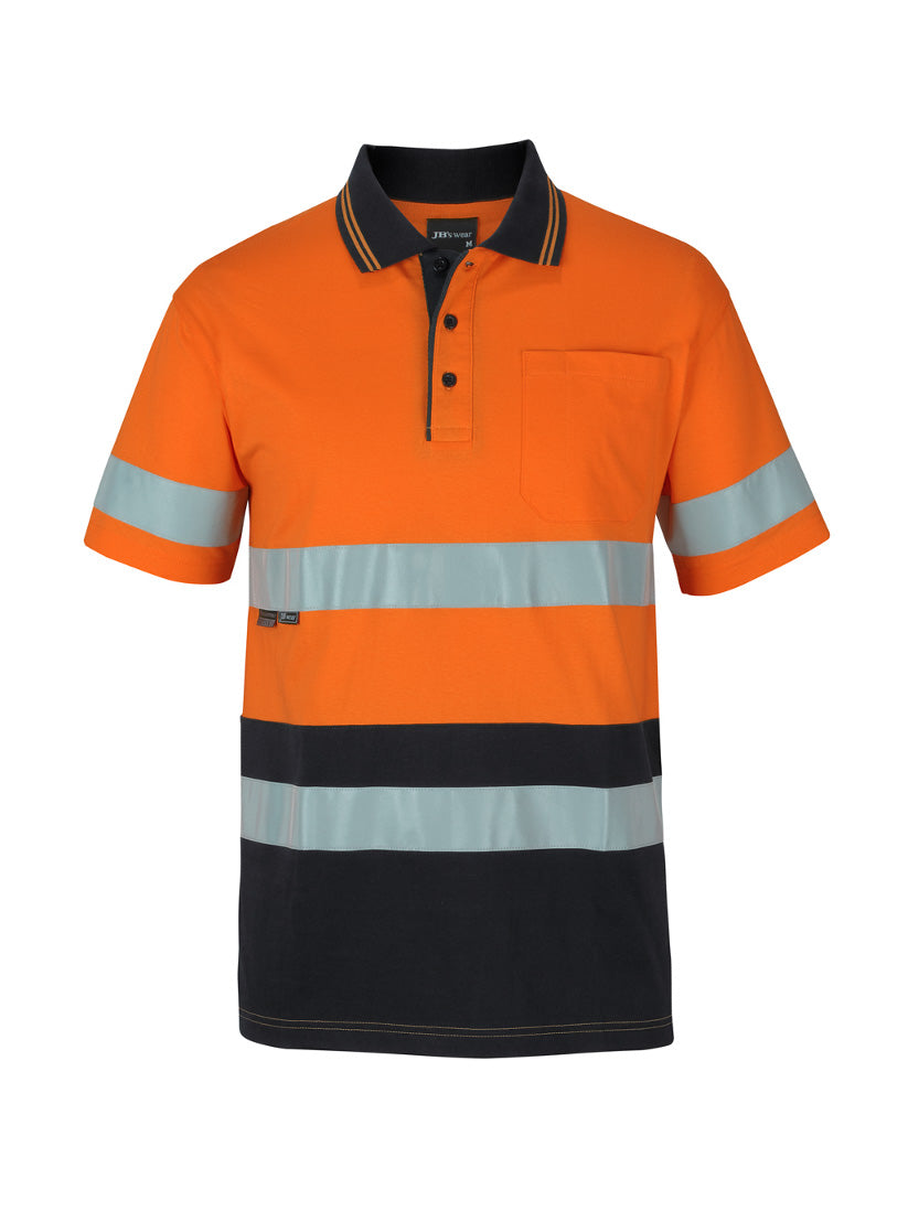 Hi Vis D+N Short Sleeve Cotton Polo