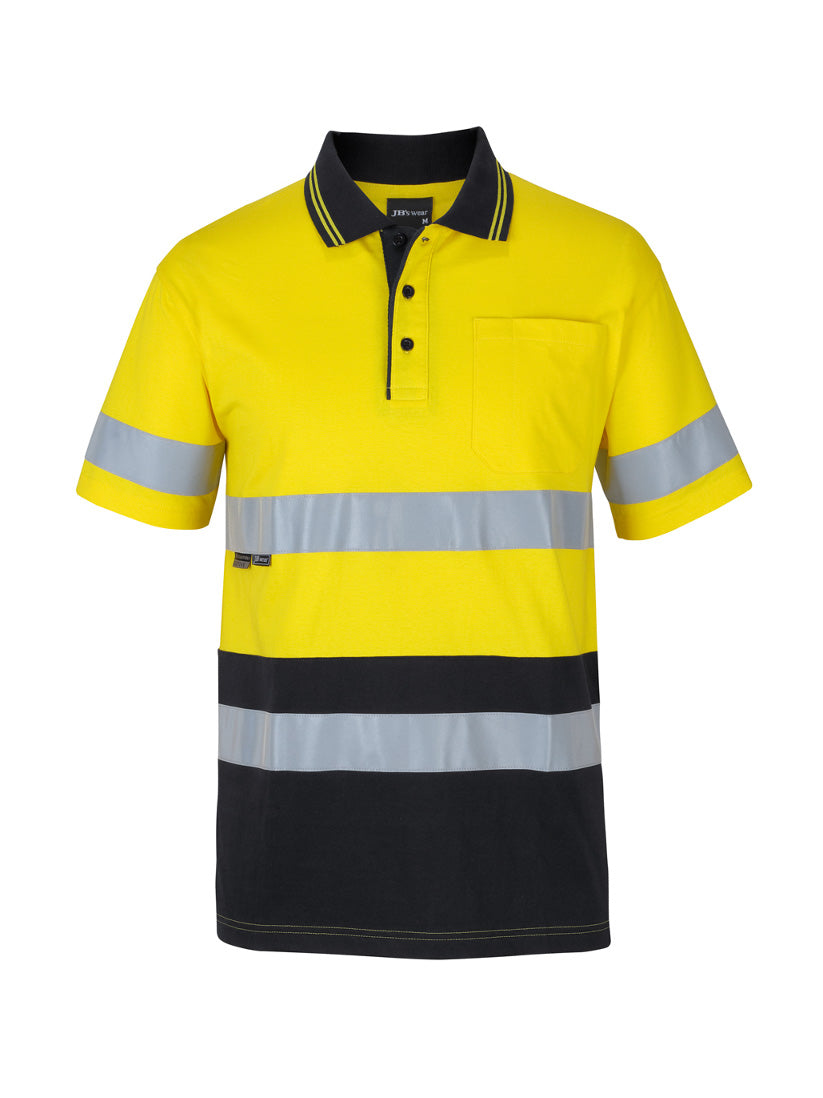 Hi Vis D+N Short Sleeve Cotton Polo