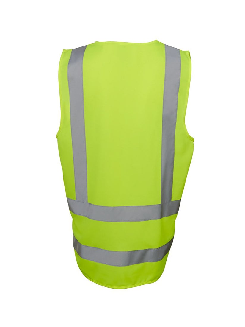 Hi Vis D+N Zip Drop Tail H Pattern Vest