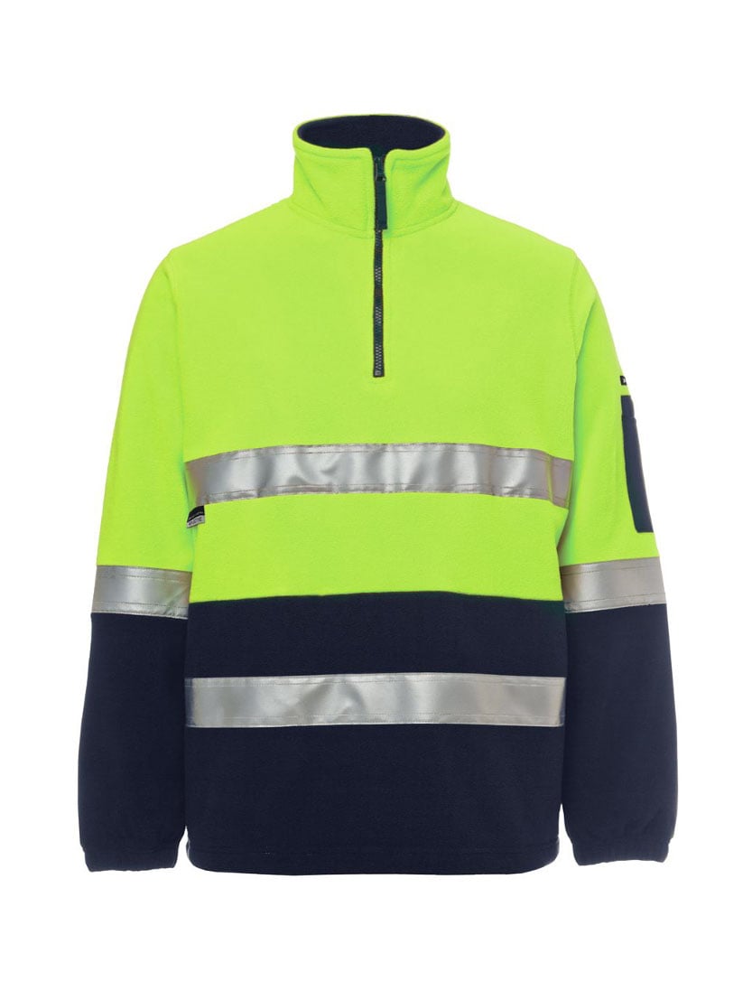 Hi Vis D+N 1/2 Zip Polar