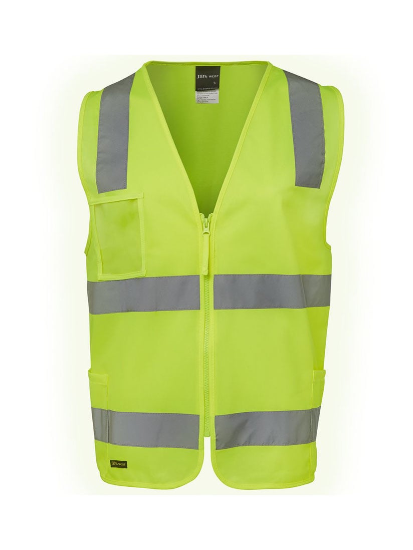 Hi Vis D+N Zip Safety Vest