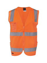 Hi Vis D+N Zip Safety Vest