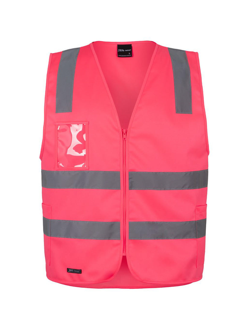 Hi Vis D+N Zip Safety Vest