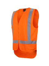 NSW/QLD Rail (D+N) Zip X-Back Safety Vest