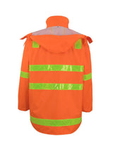 Hi Vis Vic Road D+N Zip Off Sleeve Long Line Jacket