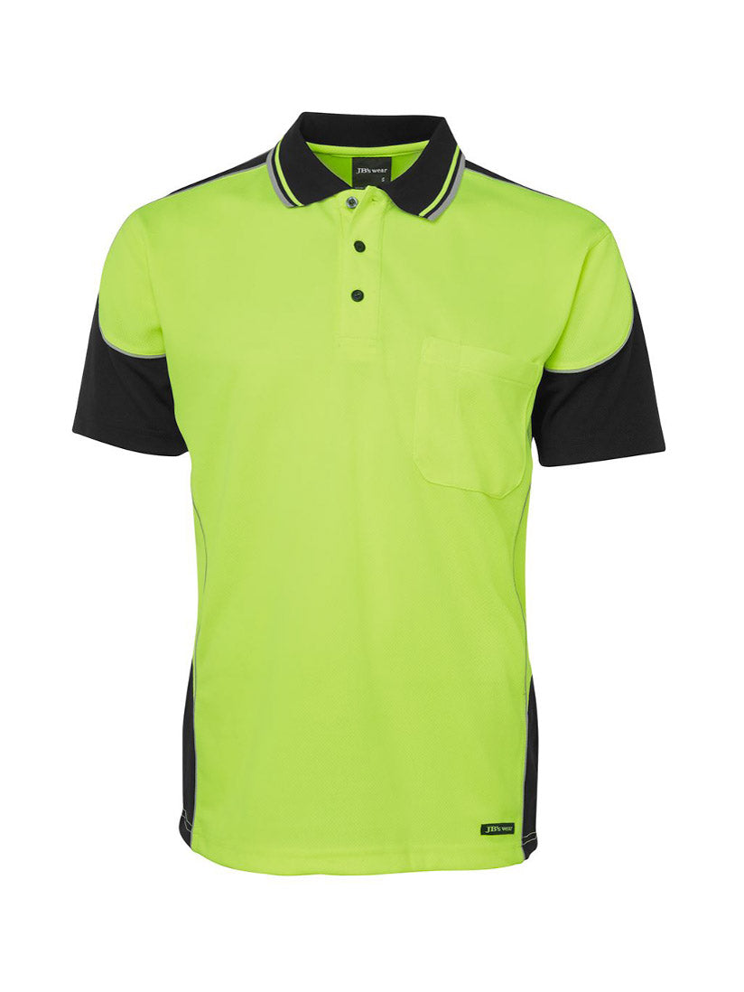 Hi Vis Contrast Piping Polo