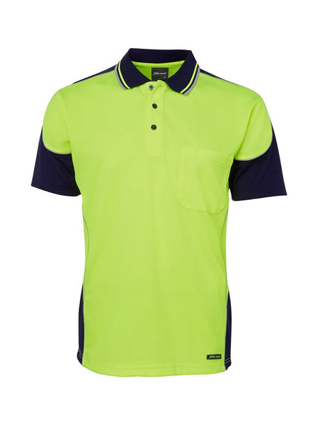 Hi Vis Contrast Piping Polo