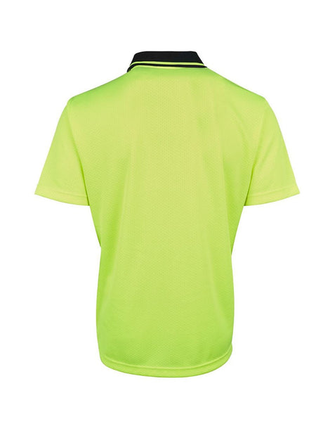 Hi Vis Jaquard Non Cuff Polo