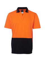 Hi Vis Non Button Polo