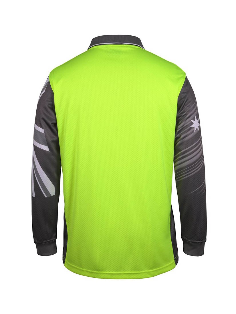 Hi Vis Long Sleeve Southern Cross Polo