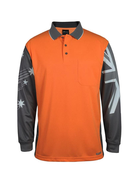 Hi Vis Long Sleeve Southern Cross Polo