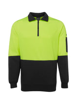 Hi Vis 1/2 Zip Fleecy