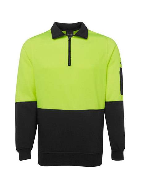 Hi Vis 1/2 Zip Fleecy