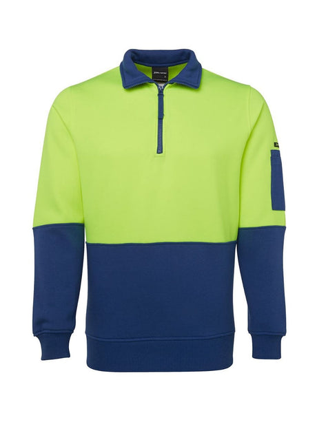 Hi Vis 1/2 Zip Fleecy