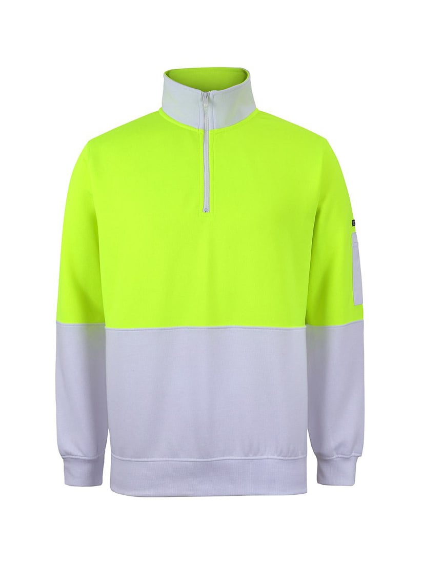 Hi Vis 1/2 Zip Fleecy