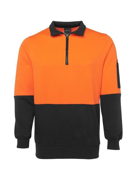 Hi Vis 1/2 Zip Fleecy