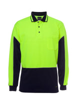 Hi Vis Long Sleeve Gap Polo