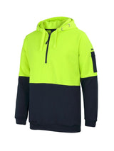 Hi Vis 1/2 Zip Hoodie