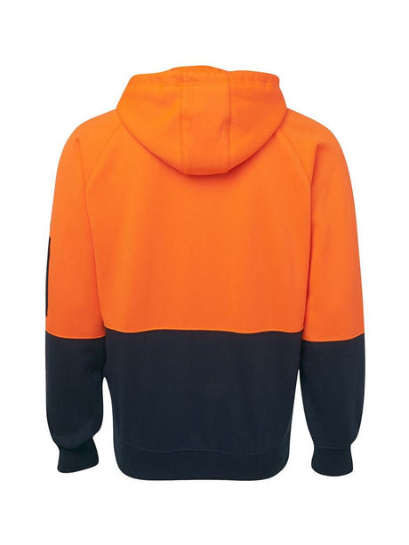 Hi Vis Full Zip Fleecy Hoodie