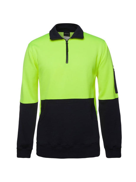 Hi Vis 330G 1/2 Zip Fleecy