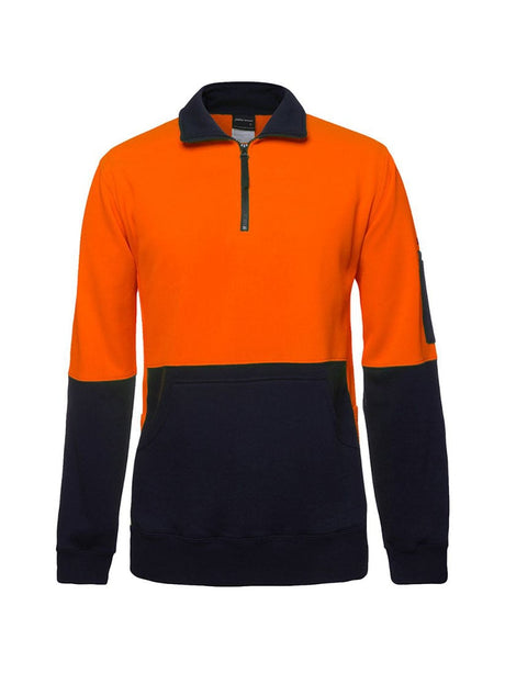 Hi Vis 330G 1/2 Zip Fleecy