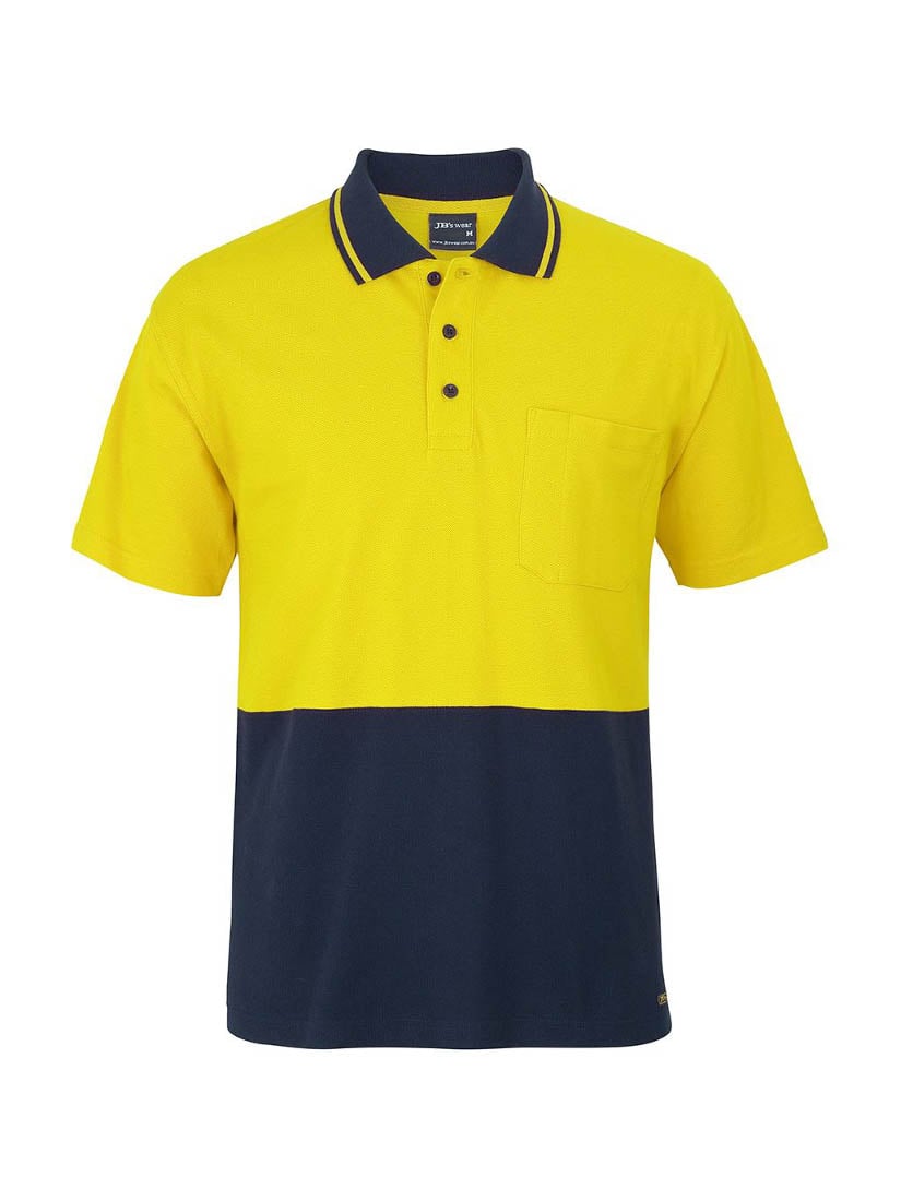 Hi Vis Cotton Pique Tradtional Polo