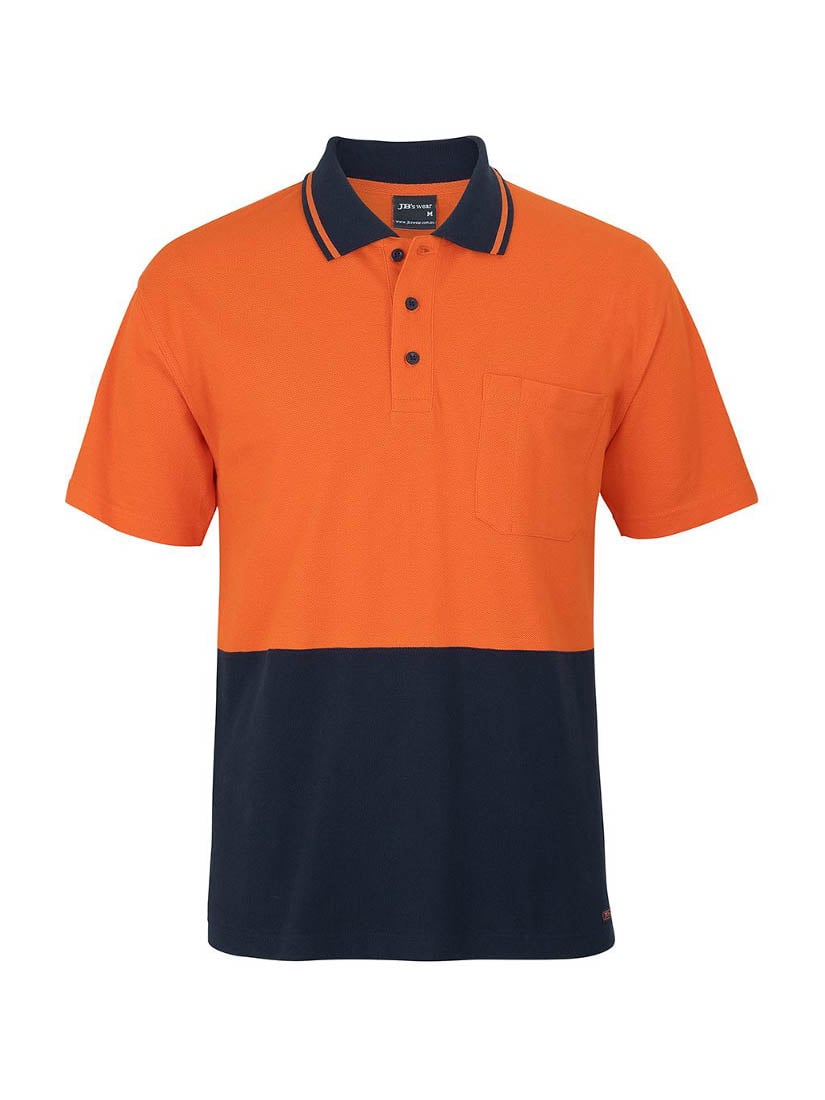 Hi Vis Cotton Pique Tradtional Polo