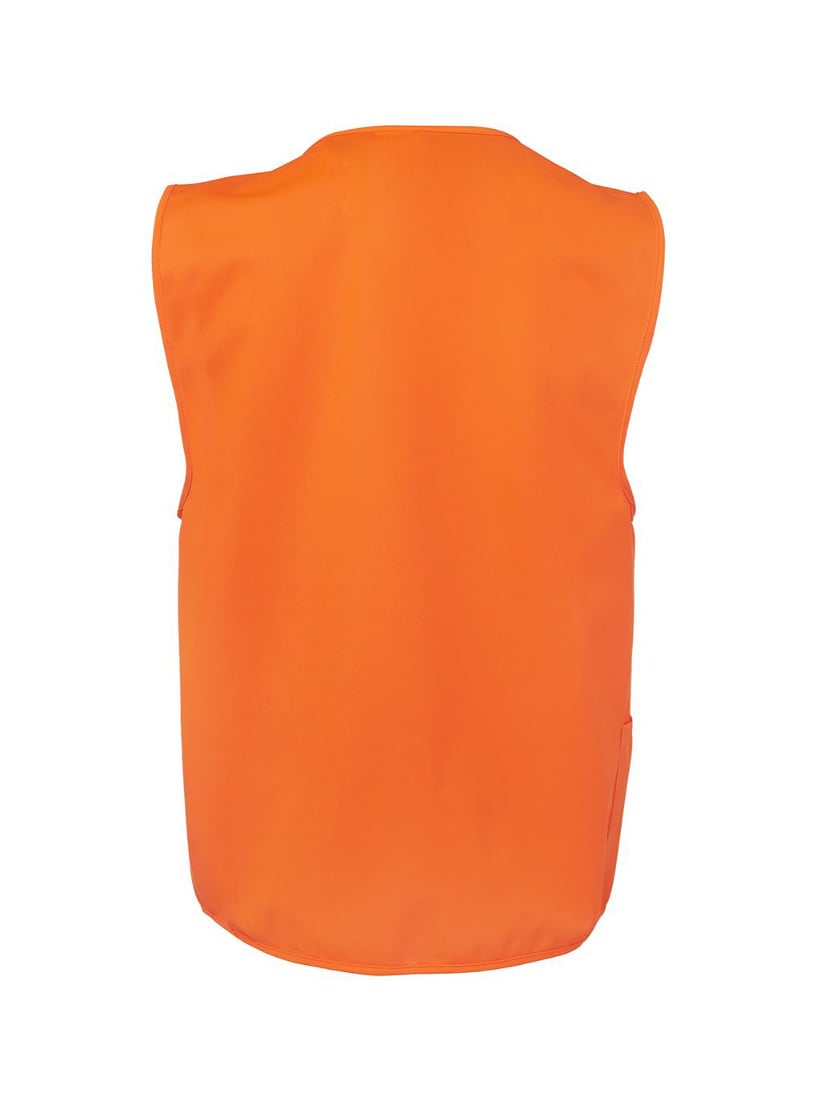 Hi Vis Zip Safety Vest