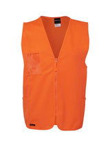 Hi Vis Zip Safety Vest